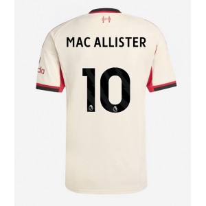 Liverpool Alexis Mac Allister #10 Jalkapallovaatteet Vieraspaita 2025-26 Lyhythihainen